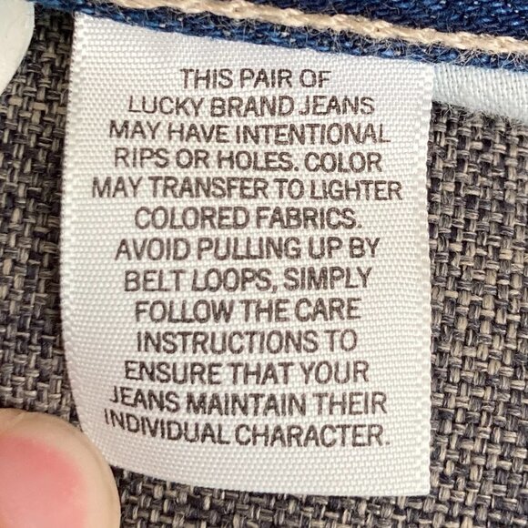 Lucky Brand Floral Embroidered Sienna Slim Boyfriend Distressed Jeans - Picture 12 of 16